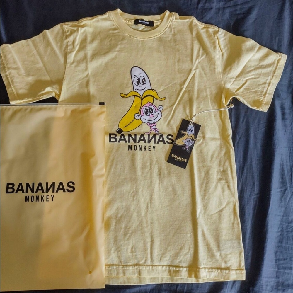 Bananas Monkey Yellow T-shirt, NWT Youth Size 6 - Picture 6 of 6